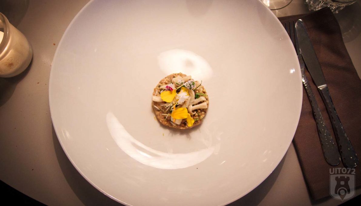 tartaar van wilde zalm bij Hemingway’s Beach Restaurant