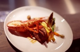 Kreeft en tournedos bij Restaurant Fabers, Alkmaar