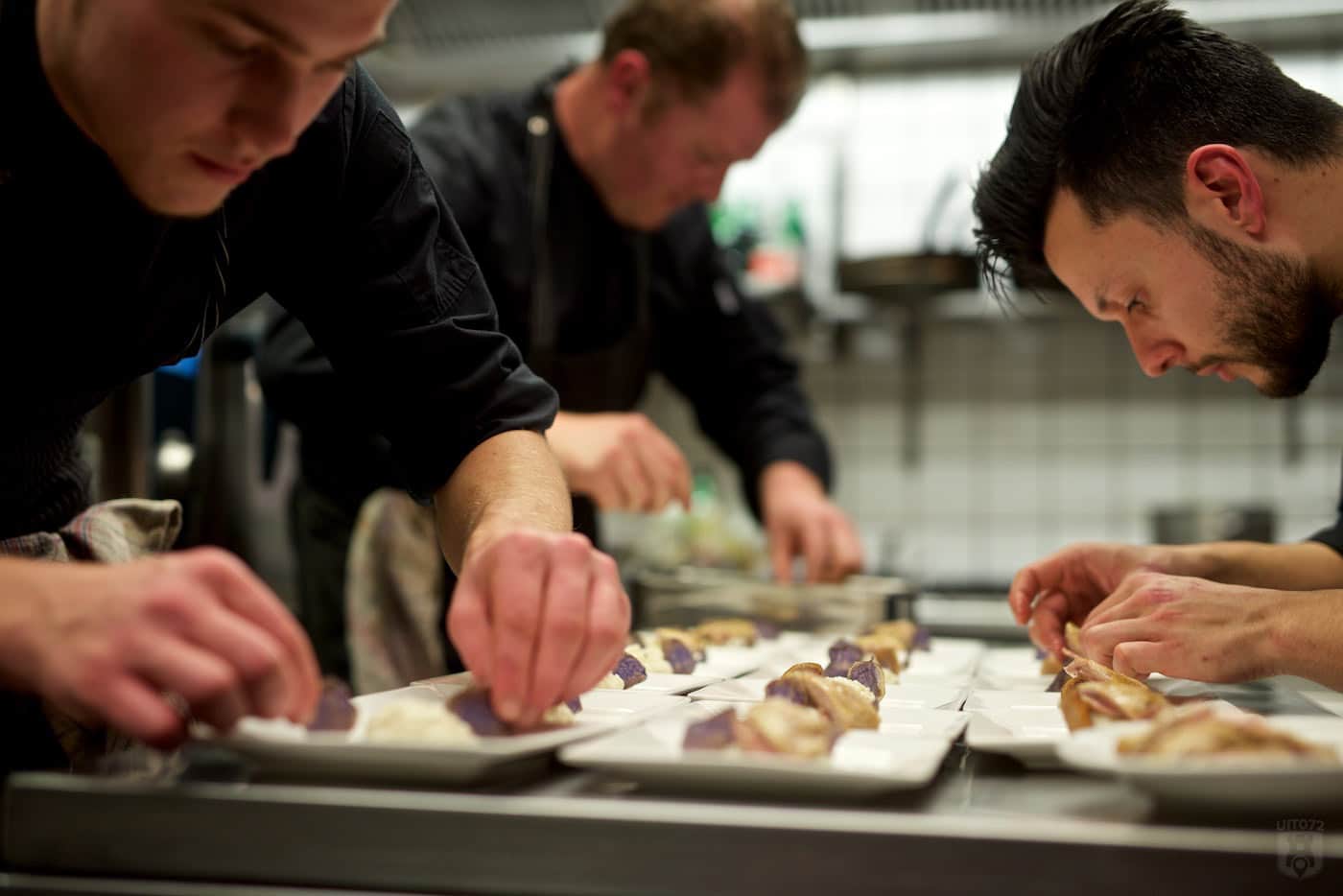 Kwartel met Provençaalse kruiden, sinaasappel en truffelrisotto