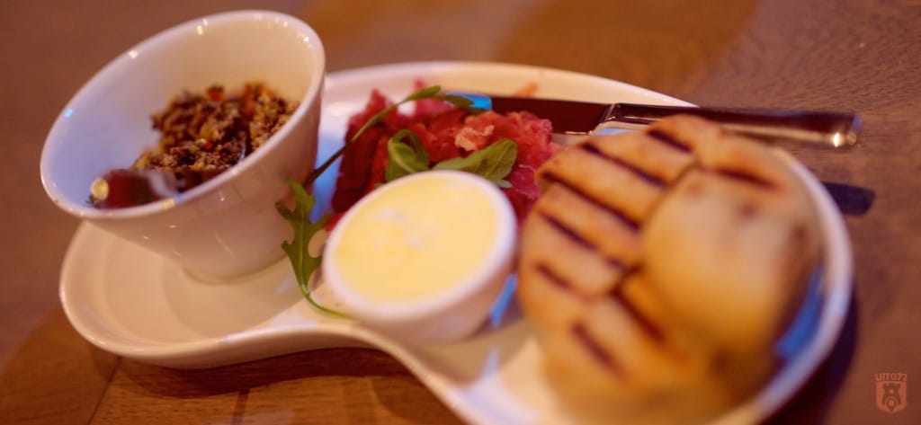 Pata Negra en flatbread bij Restaurant Fabers, Alkmaar