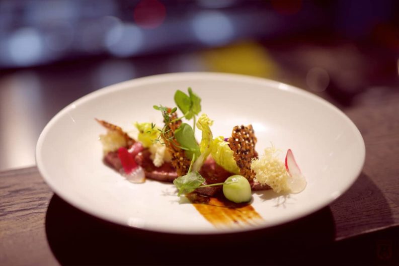 Tataki ossenhaas bij Fabers, Alkmaar