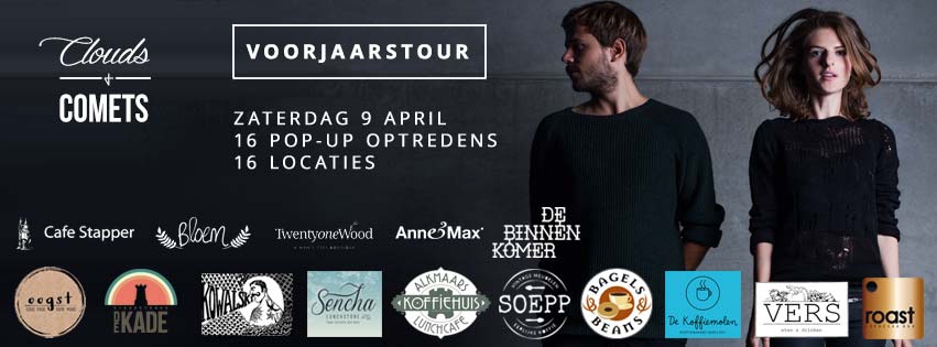 Clouds & Comets Voorjaarstour