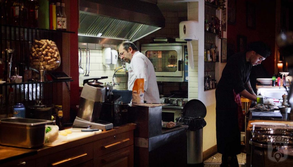 Italica Ristobar - in de keuken