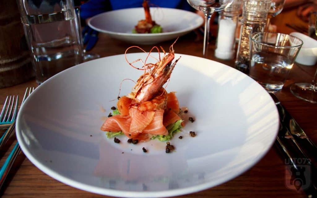 Seasons Alkmaar: voorgerecht met zalm