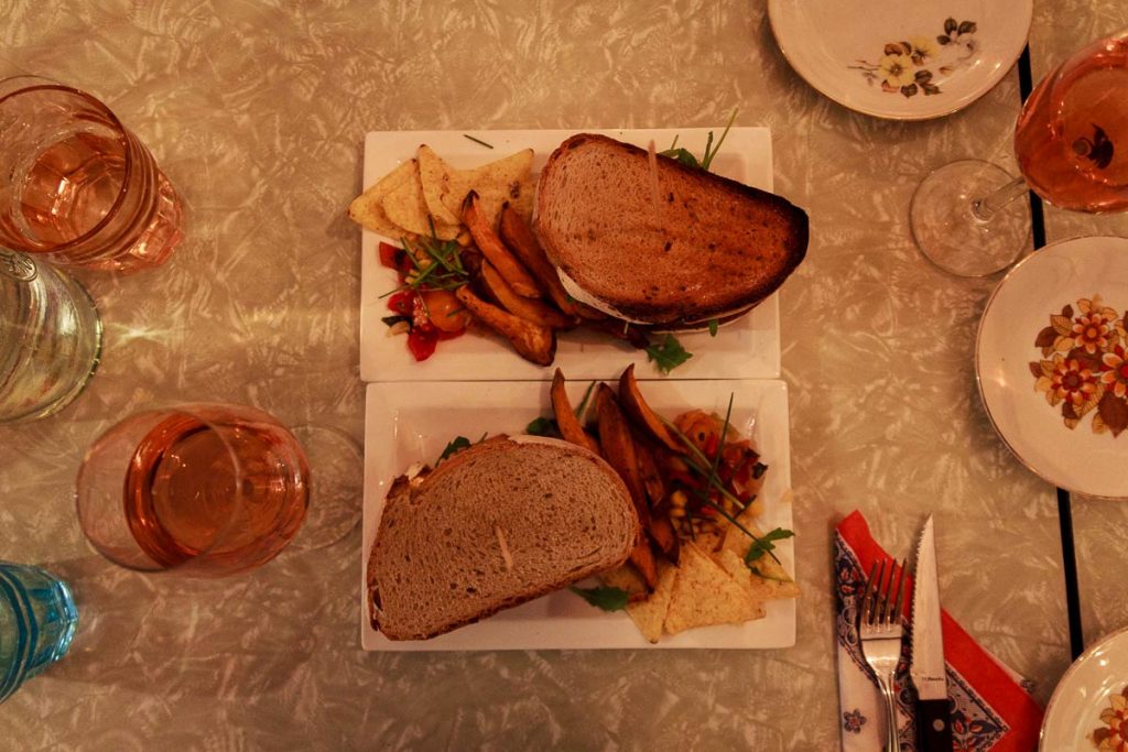 Veganistische hamburger van Soepp