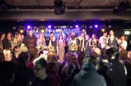 Just Sing deelnemers op podium