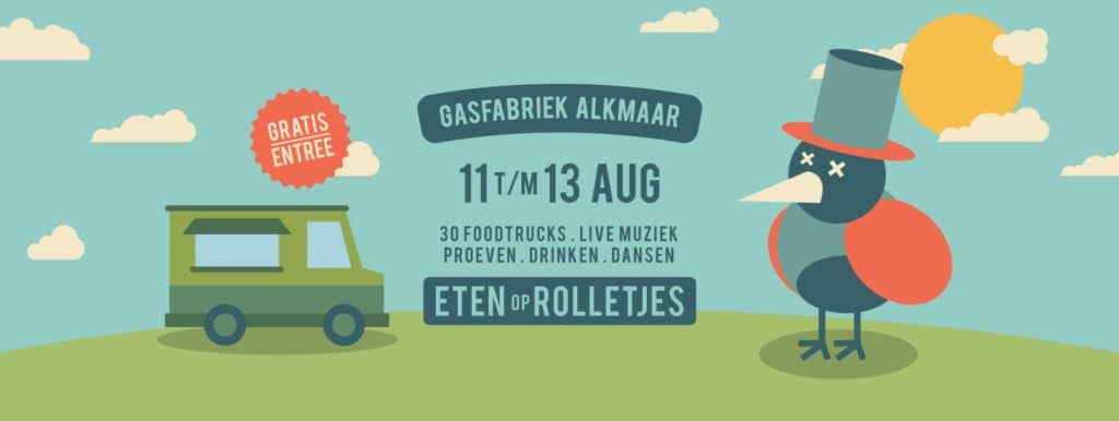 Eten op rolletjes @ Gasfabriek Alkmaar 2017