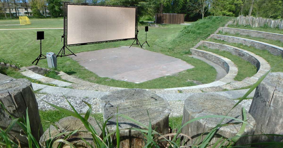 Openluchtbioscoop in Park de Oude Kwekerij