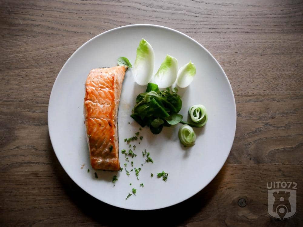 Zalm bij Café Castel Alkmaar