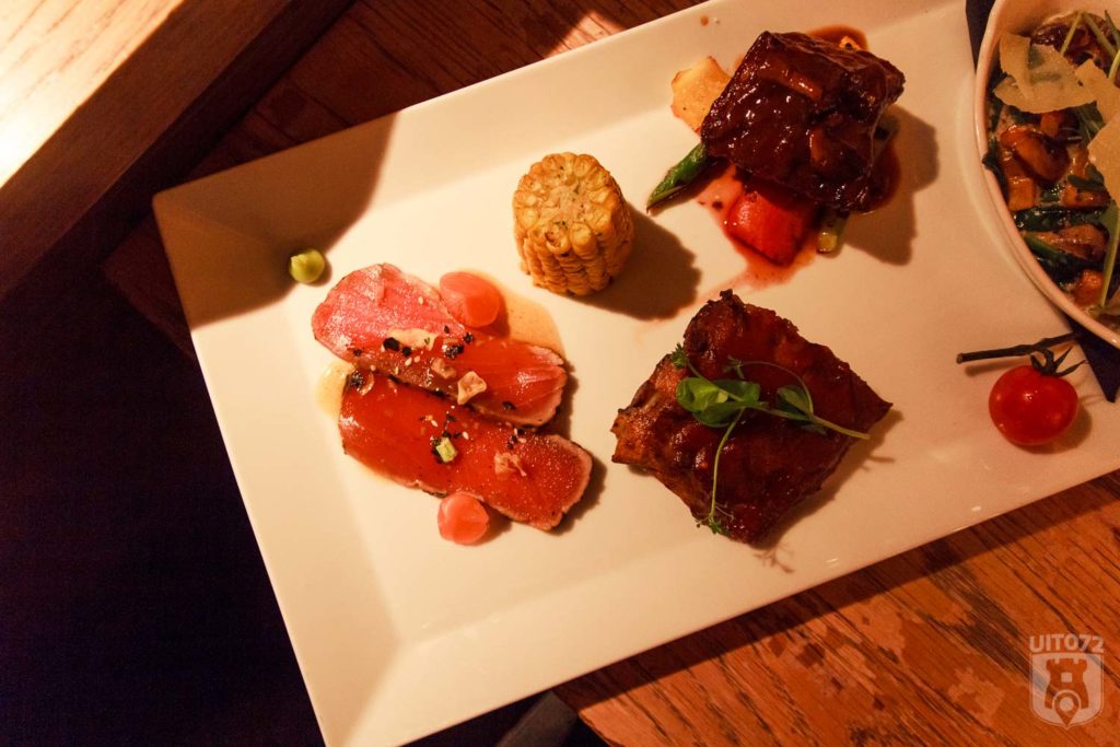 Tonijn, Spareribs, Steak