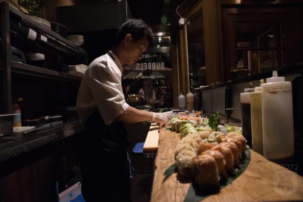 Zau in zijn keuken (Bubbels & Bites ALkmaar)