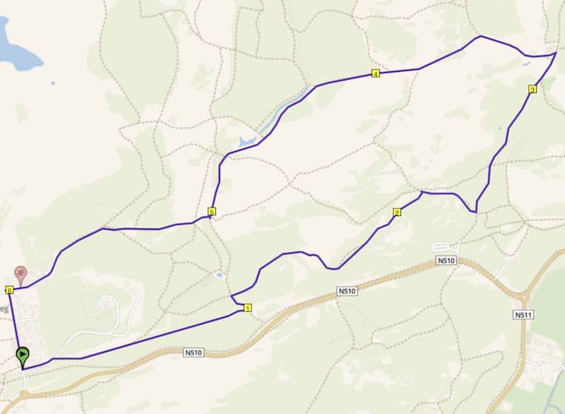 Bos Bergen harldooproute