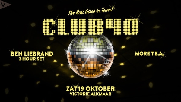 Club 40 met Grandmixer Ben Liebrand