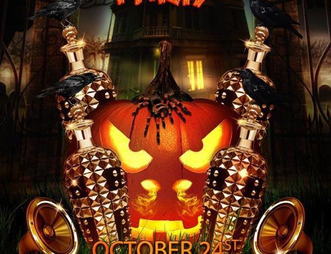 De koning halloween party