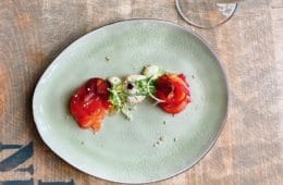 Gepekelde en gemarineerde zalm (Amusetour @ Heerlijk Nel)