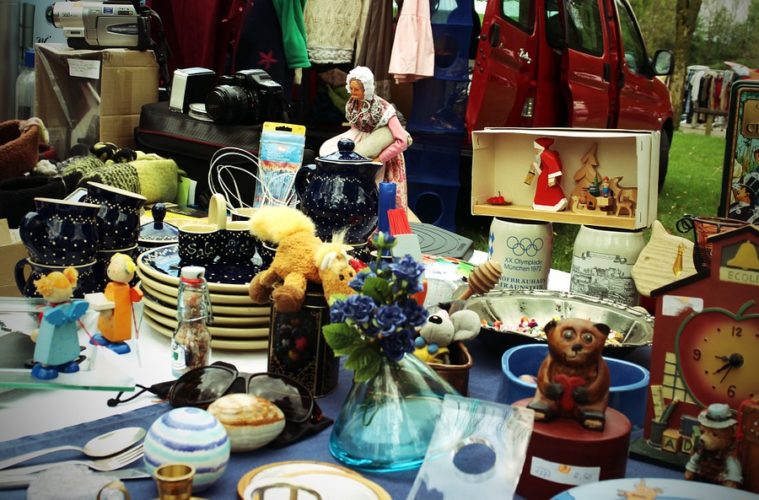 Gigantisch grote rommelmarkt