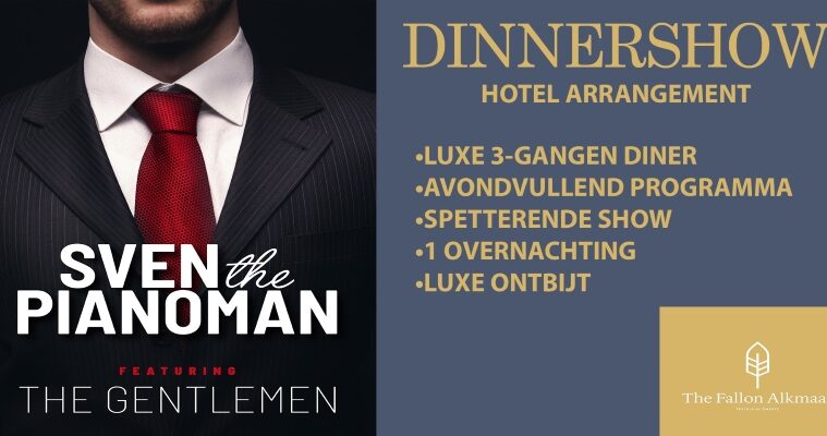 Sven The Pianoman dinnershow bij The Fallon