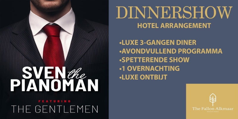 Dinnershow met Sven The Pianoman bij The Fallon