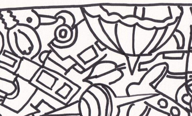 Tekendictee bij Kunstuitleen Alkmaar