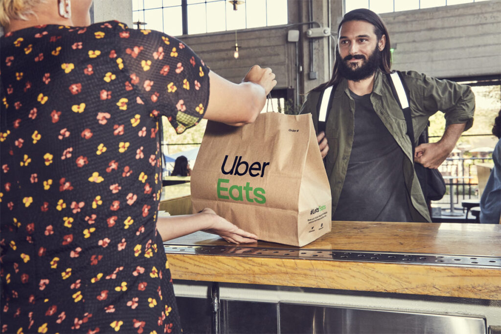 Uber Eats: afhalen bestelling
