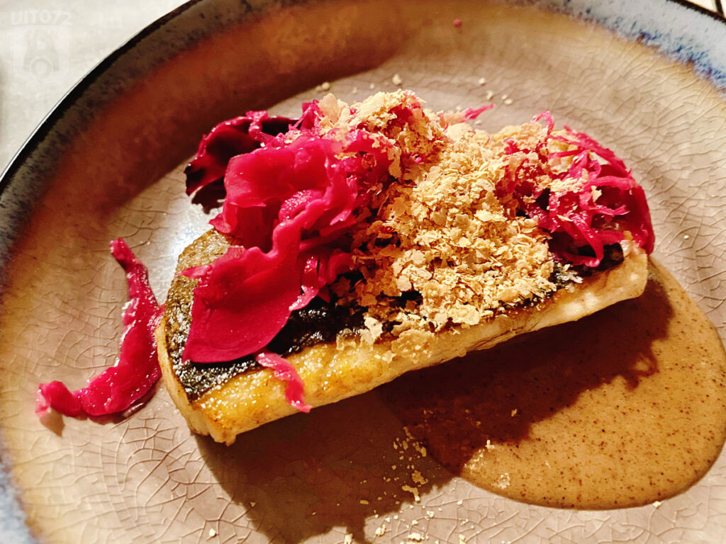 Zeebaars | Jonge rode kool | edelgist | bottarga