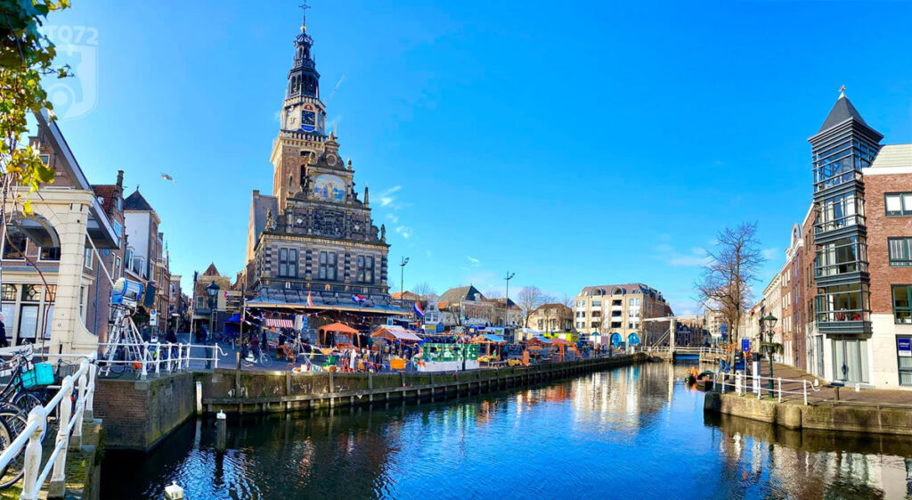 Heineken commercial shoot op het Waagplein in Alkmaar