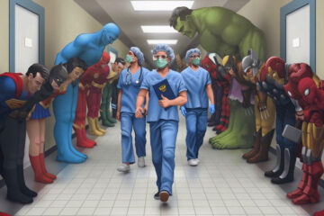 Superhelden en zorghelden