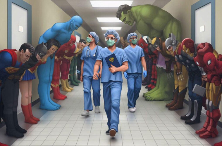 Superhelden en zorghelden