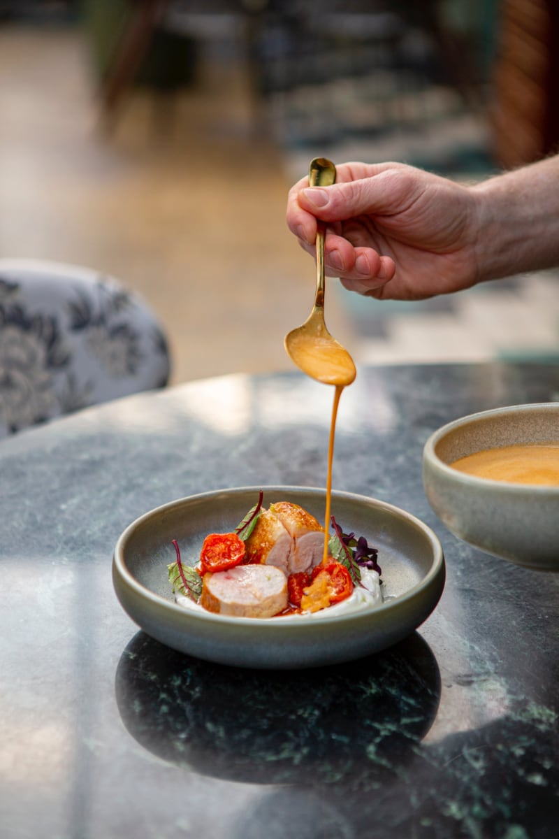 kip tandoori tomatenchutney