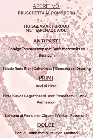 Roberto Valentijnsmenu 2021