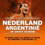 Win 2 tickets voor 🇳🇱Nederland - Argentinië🇦🇷 op groot scherm op het Waagplein