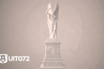 Victorientje beeldje draait